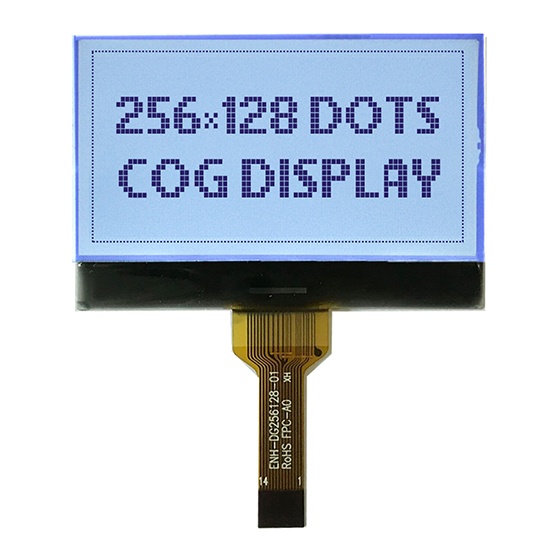 256x128 COG Graphic LCD Module Display