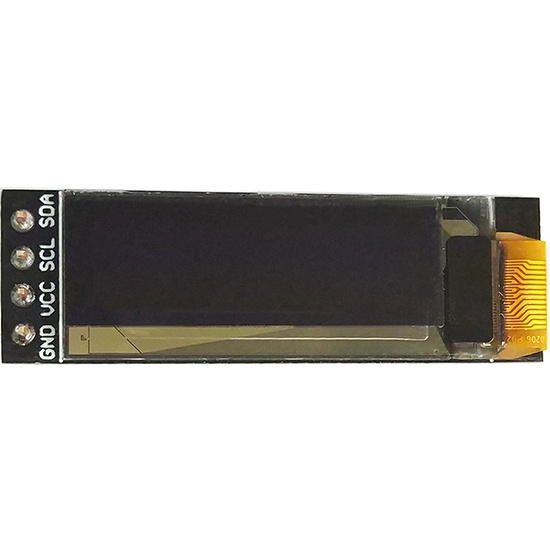 0.91 inch 128x32 I2C IIC serial blue OLED LCD display module 0.91