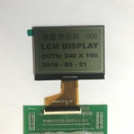 240x160 Graphic Monochrome LCD Display