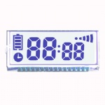 4 Digits 7 Segment LCD Monochrome LCD Display PIN Connection