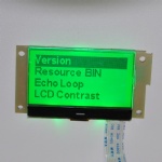 128X64 LCD advertising display Green film For industrial application