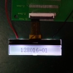 128X16 LCD display screen micro lcd display custom size lcd with white backlight